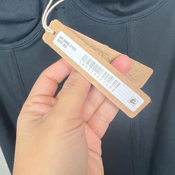 NEW SKIMS Cotton Corset Dress SOOT Size XS - Picture 8 of 8